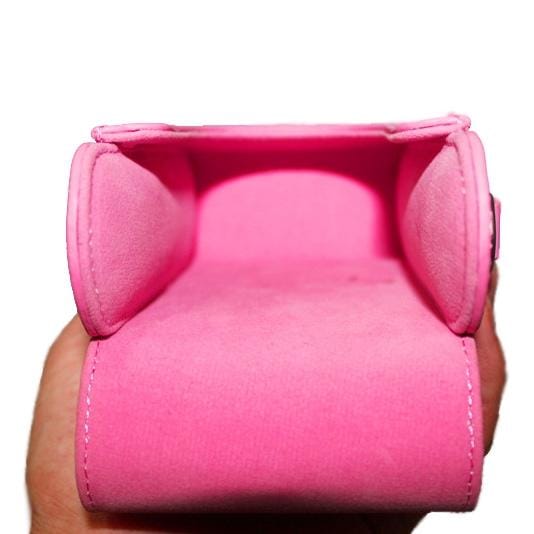 Universal PU Leather Bag with Lanyard Hole for Camera, Inside Size: 110mm x 75mm x 35mm