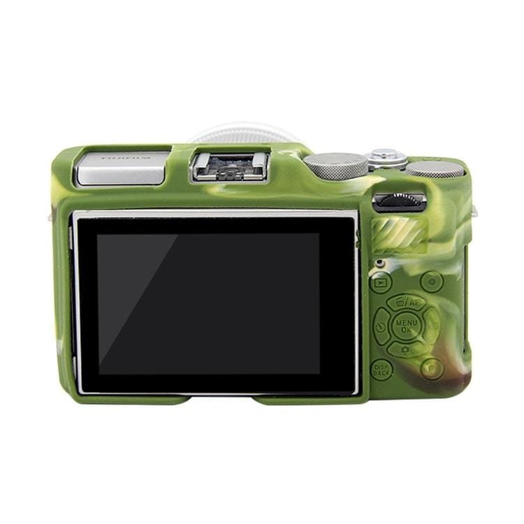 PULUZ Soft Silicone Protective Case for FUJIFILM X-A3 / X-A10 (Blue)