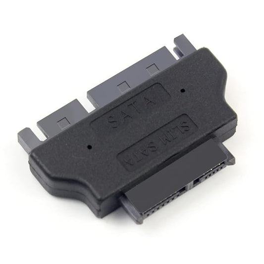 UNIQKART SATA 22 Pin 22p Male to ODD Slimline SATA 13 Pin Female CD-ROM Converter Adapter