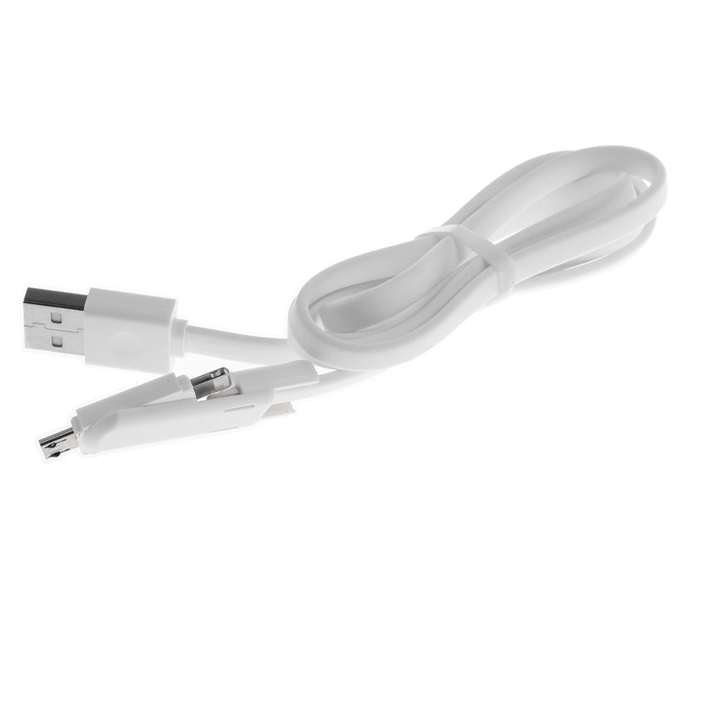 2 in 1 360 Rotating OTG USB Charging Cable For Iphone,Anroid Phones White