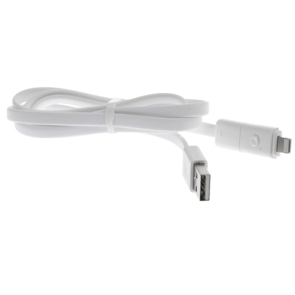 2 in 1 360 Rotating OTG USB Charging Cable For Iphone,Anroid Phones White