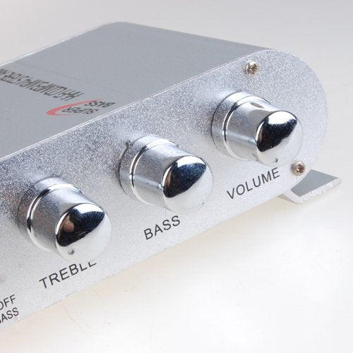 generic Mini car Motorcycle hi-fi Stereo Audio Amplifier w/Super bass Out