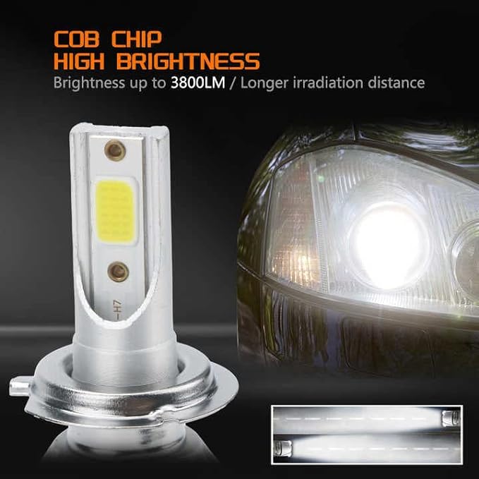 C6 LED Headlight Aftermarket bulbs for car H4/H7/H8/H9/H11/H13/9004/9005/9006/9007/9012 (H8/H9/H11)