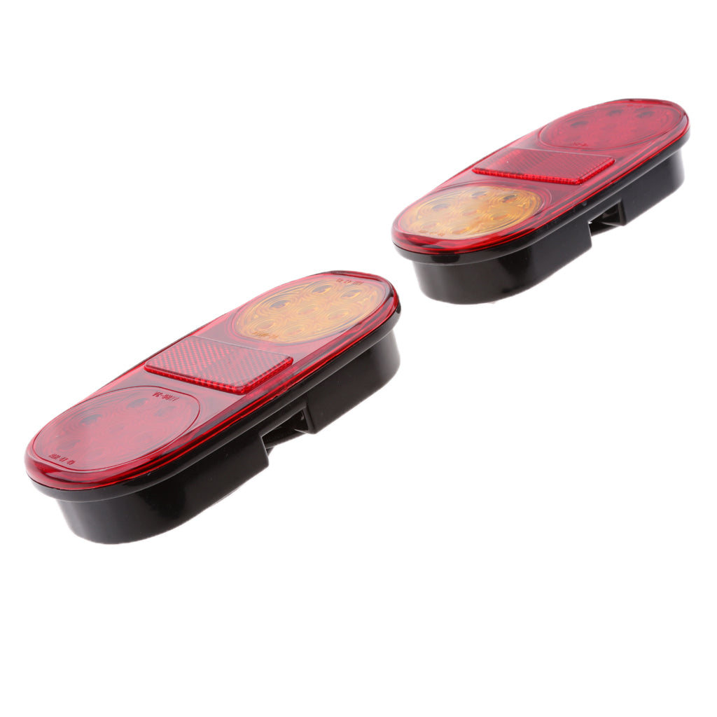12V Trailer Boat Waterproof Tail Stop Brake Turn Signal LED Light Lamp