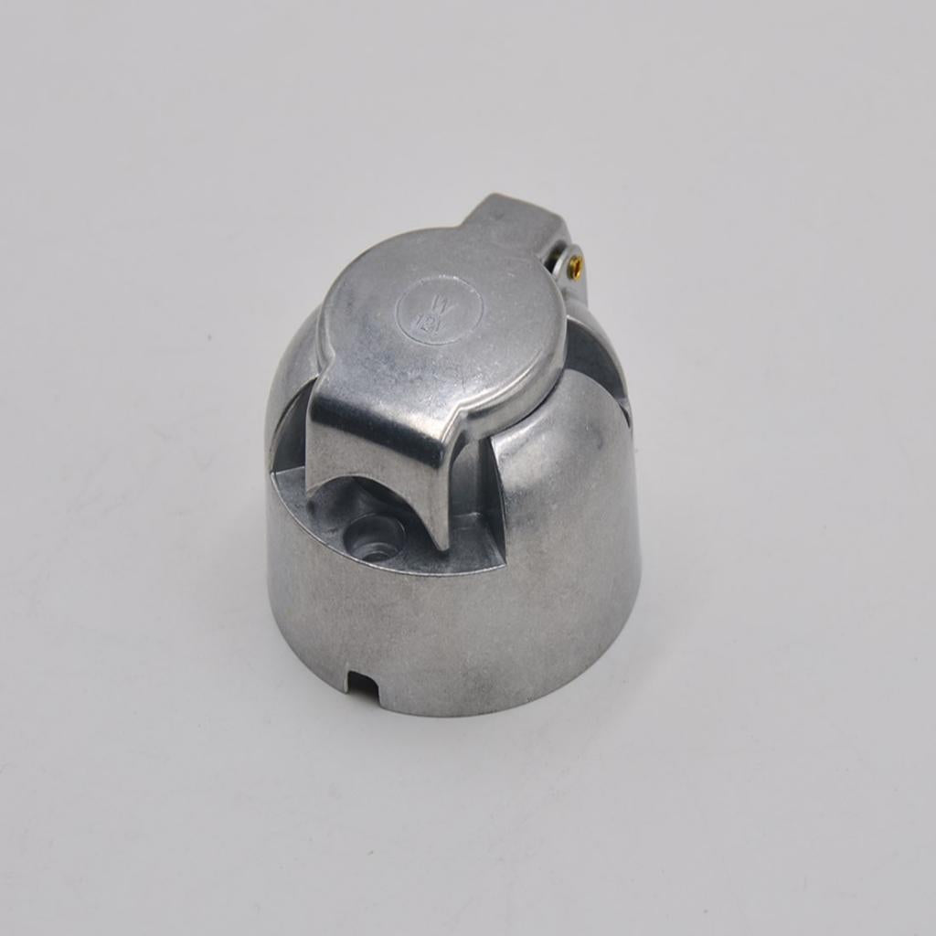 12V 7 Pin Round Trailer Towing Car Plug Socket Wiring Connector Adapter
