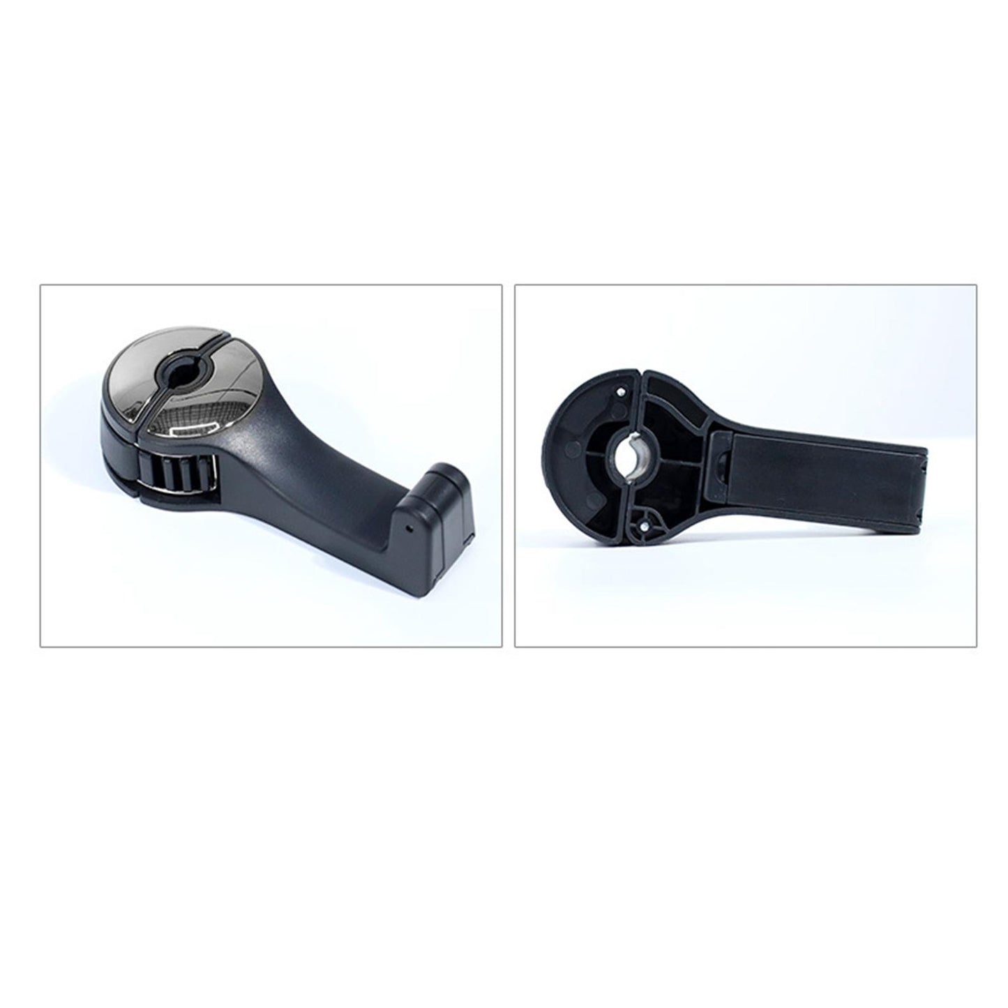 2 in 1 Car Headrest Hidden Hook with Phone Holder for Purse Vehicle Red