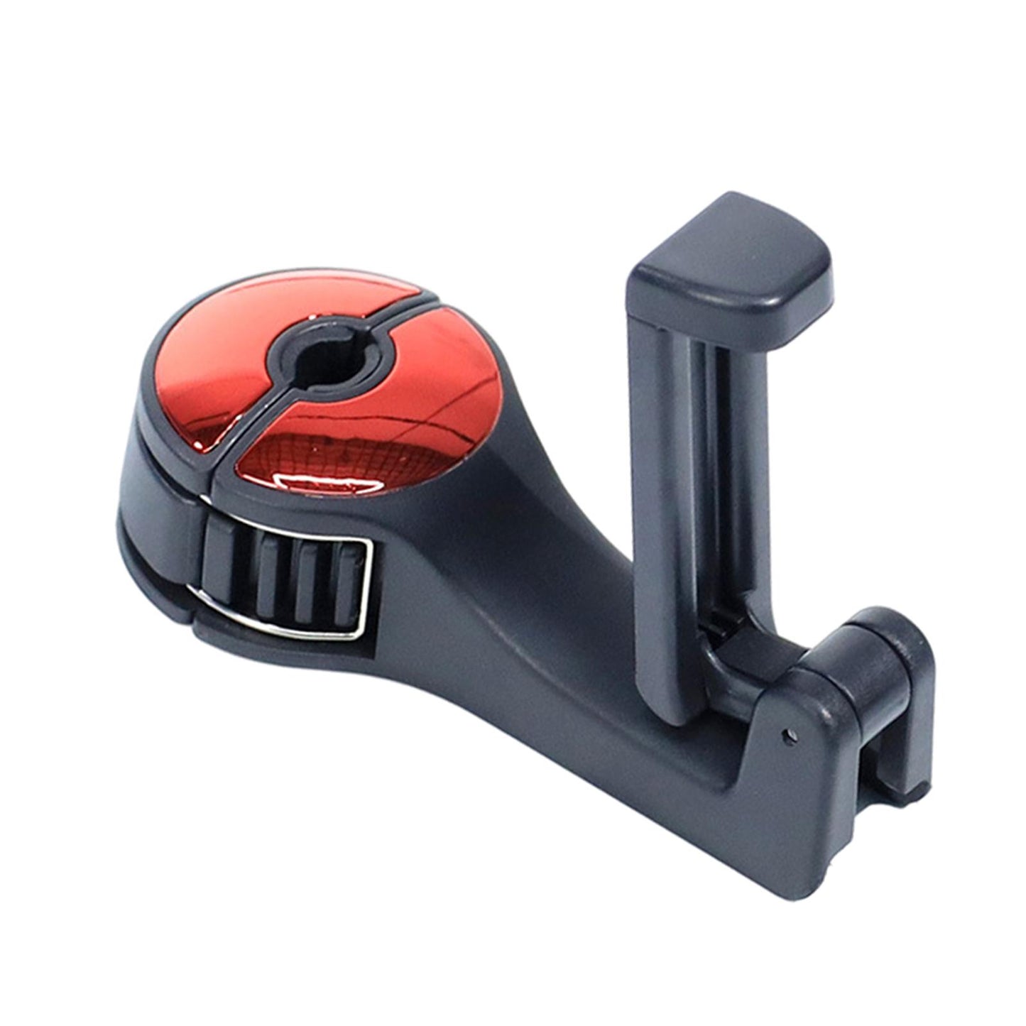 2 in 1 Car Headrest Hidden Hook with Phone Holder for Purse Vehicle Red