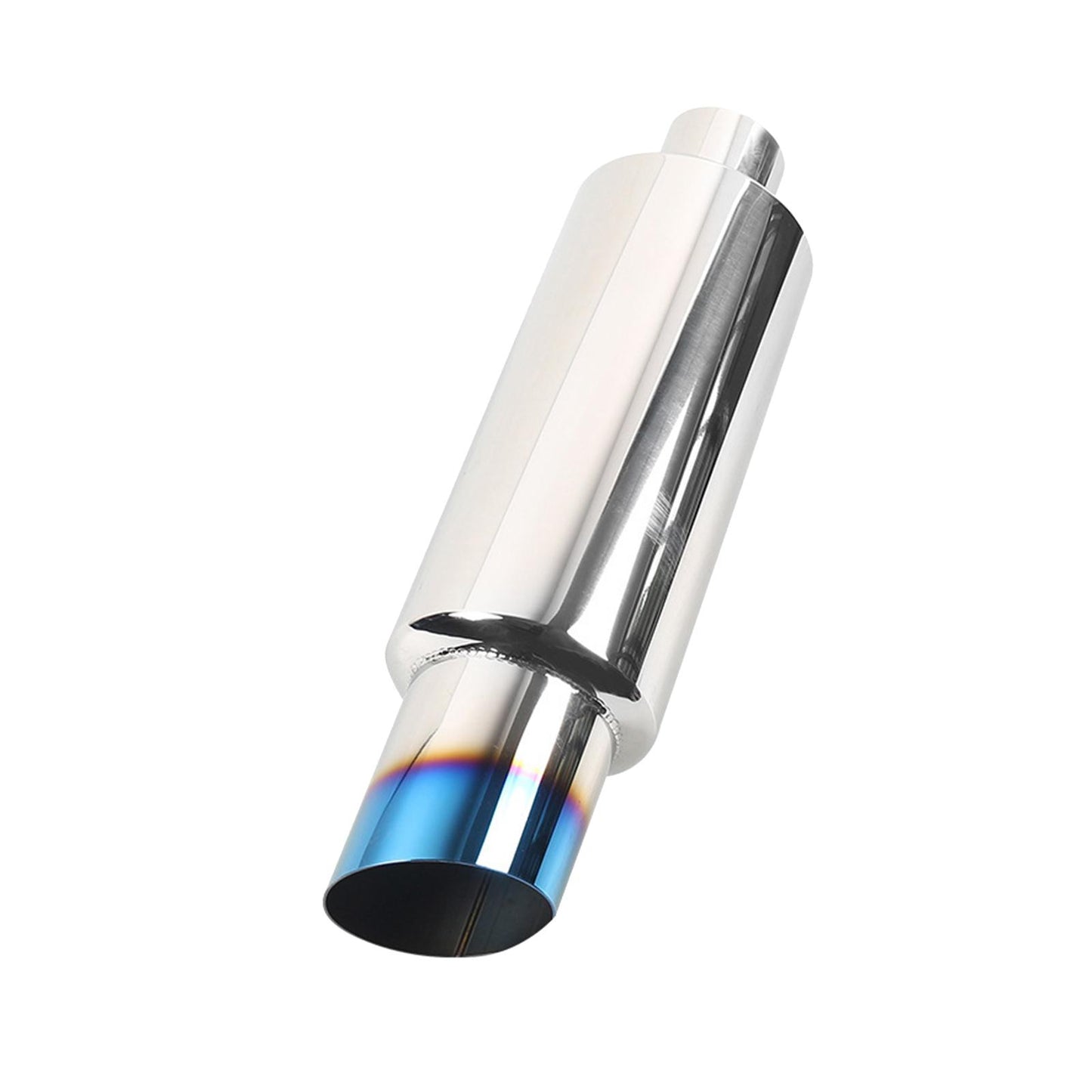 2 Inlet 3" Outlet Muffler 14.8" Length Components Exhaust Systems"