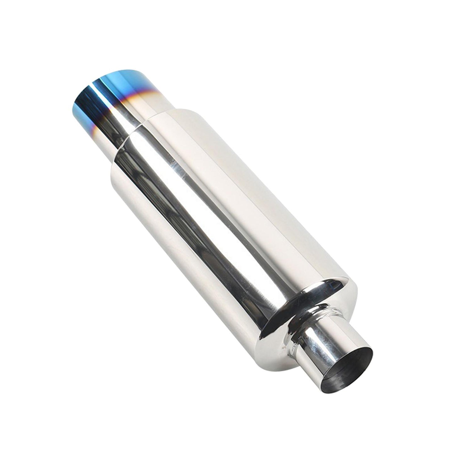 2 Inlet 3" Outlet Muffler 14.8" Length Components Exhaust Systems"
