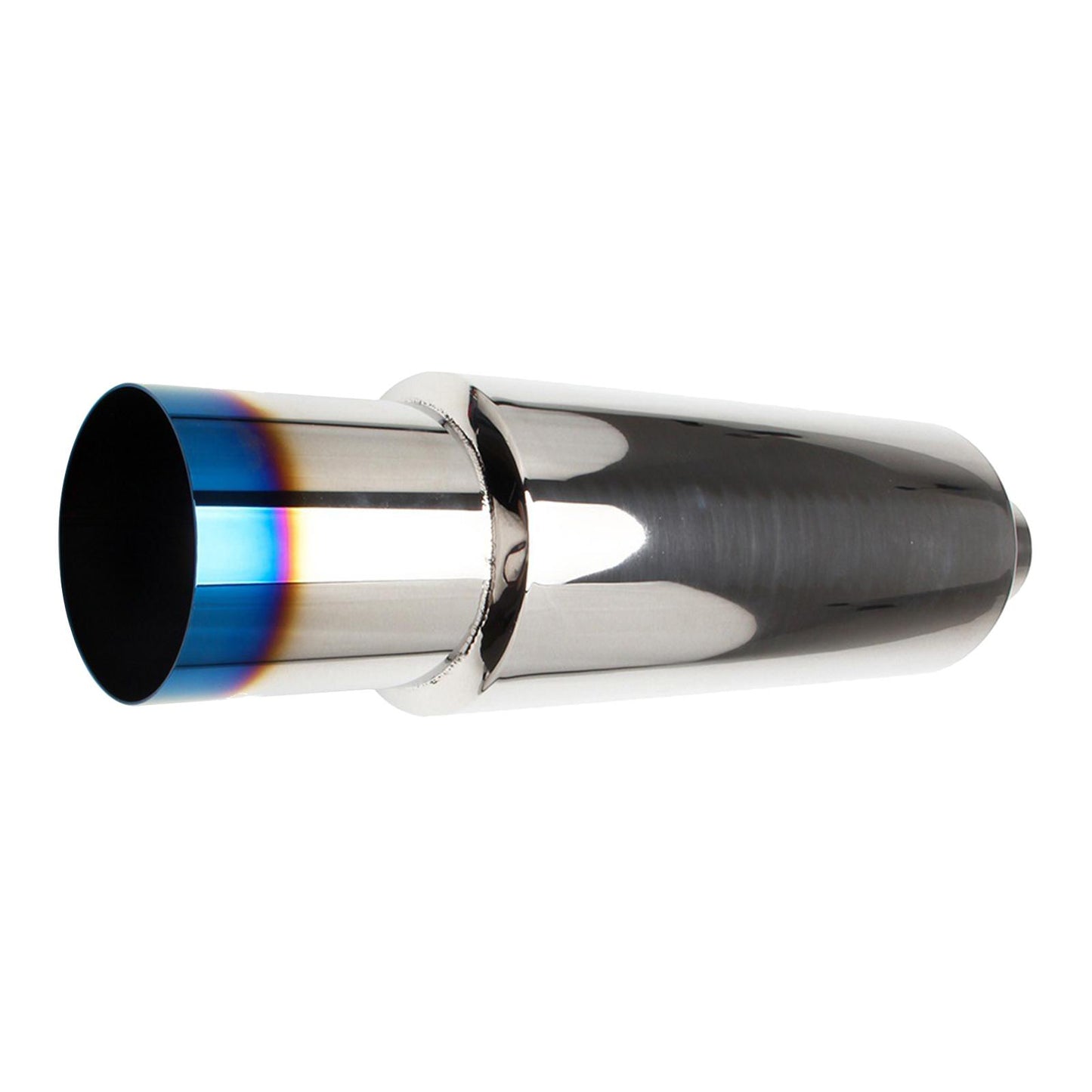 2 Inlet 3" Outlet Muffler 14.8" Length Components Exhaust Systems"