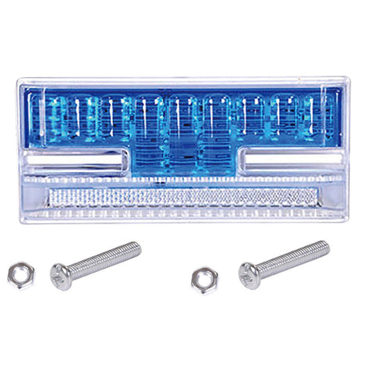 24V LED Side Marker Lights Car External Lights for Boat SUV Lorry blue