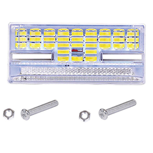 24V LED Side Marker Lights Car External Lights for Boat SUV Lorry white