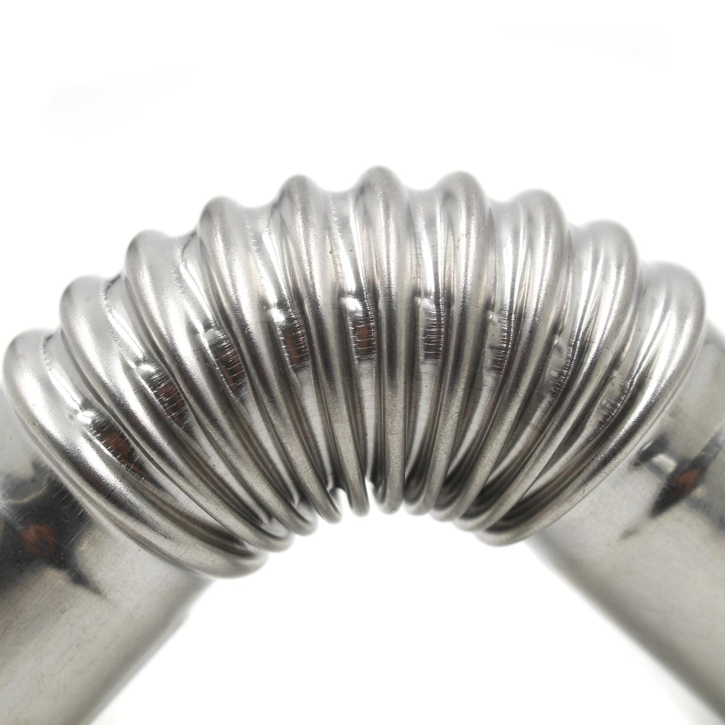 24mm Exhaust Pipe Tube Elbow Connector 25mm ID for Gas Water Heater Silver