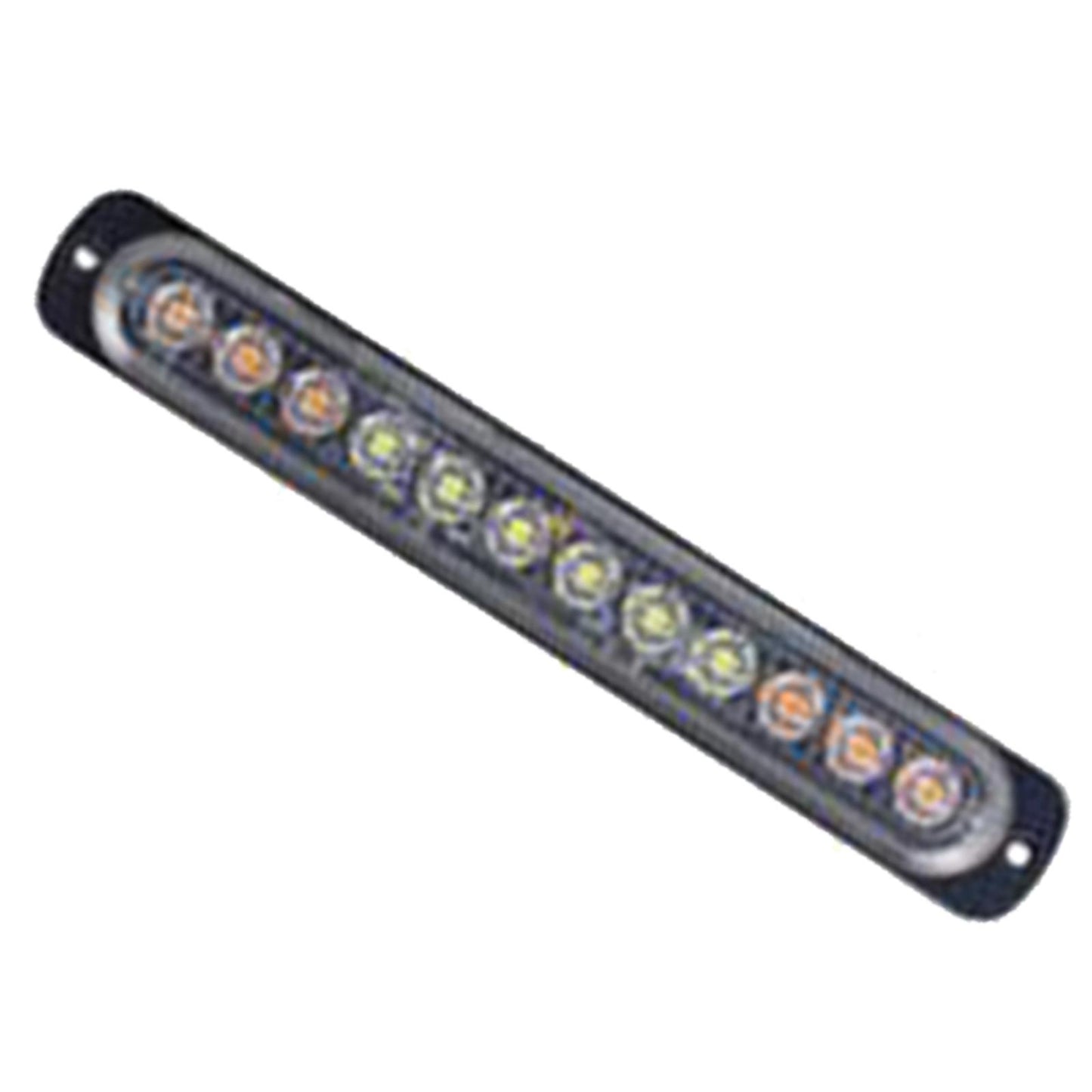 12V 24V Cars 12LED Strobe Beacon Warning Light for Truck Yellow White Yellow