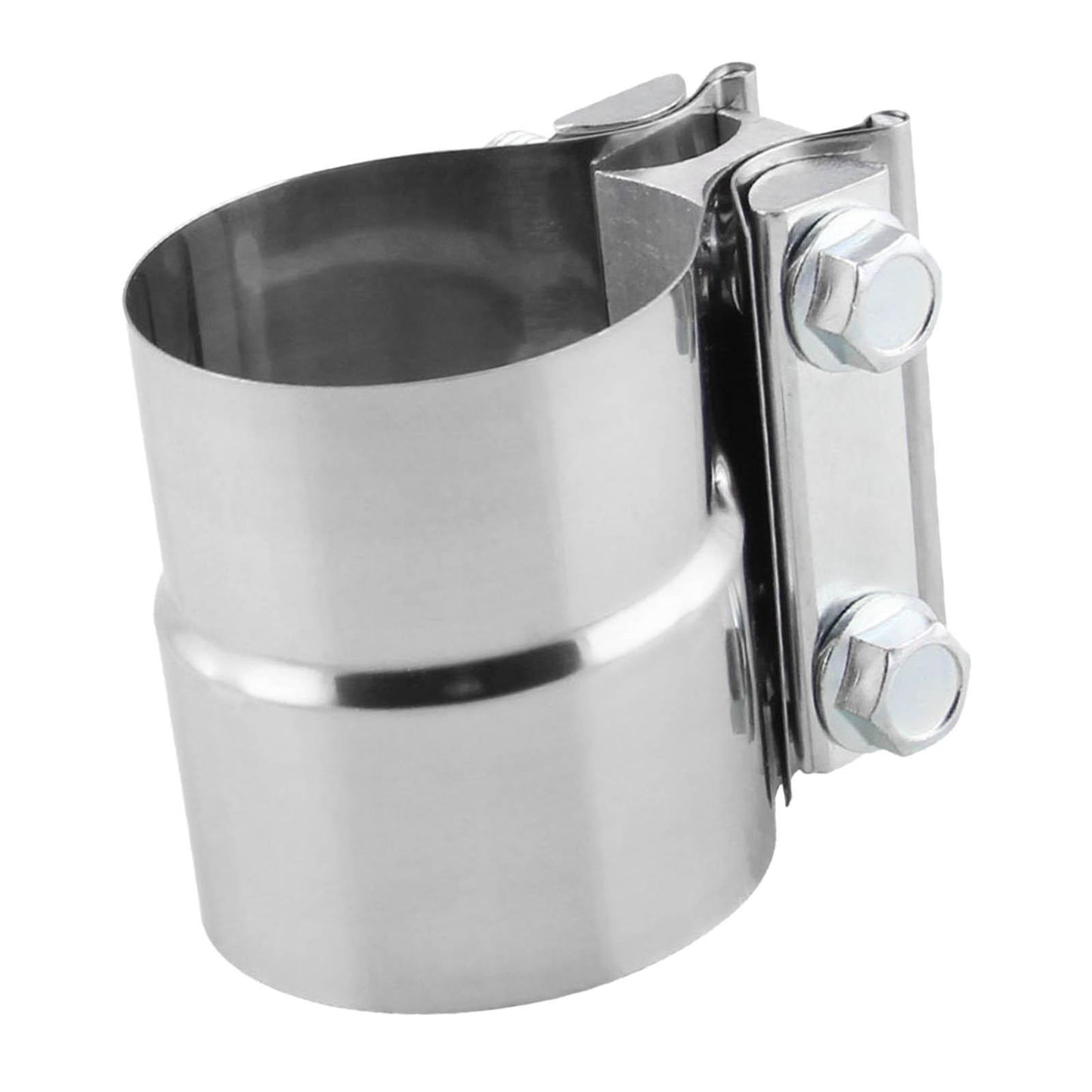 2 Butt Joint Exhaust Clamp Muffler Hardware Exhaust Pipes Tips Downpipe"