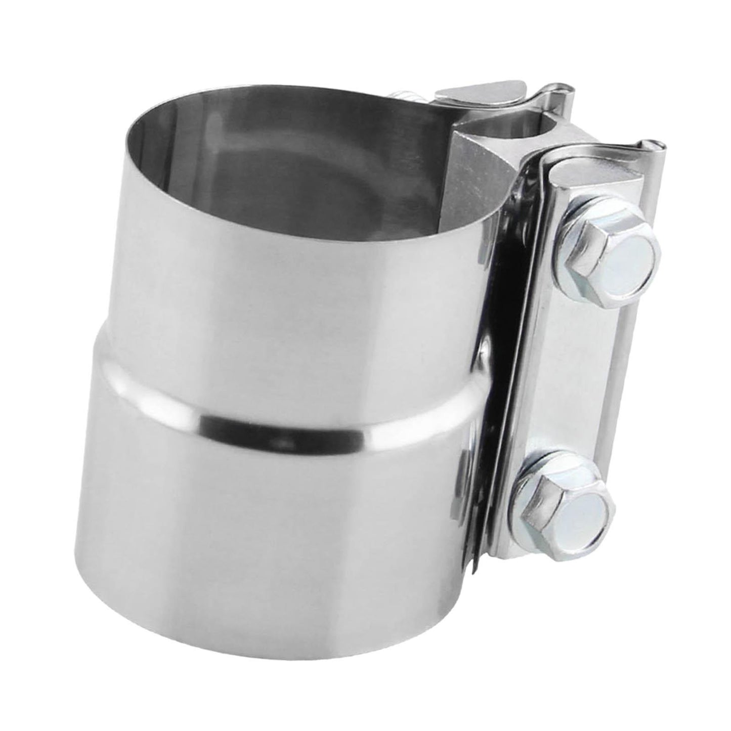 2 Butt Joint Exhaust Clamp Muffler Hardware Exhaust Pipes Tips Downpipe"