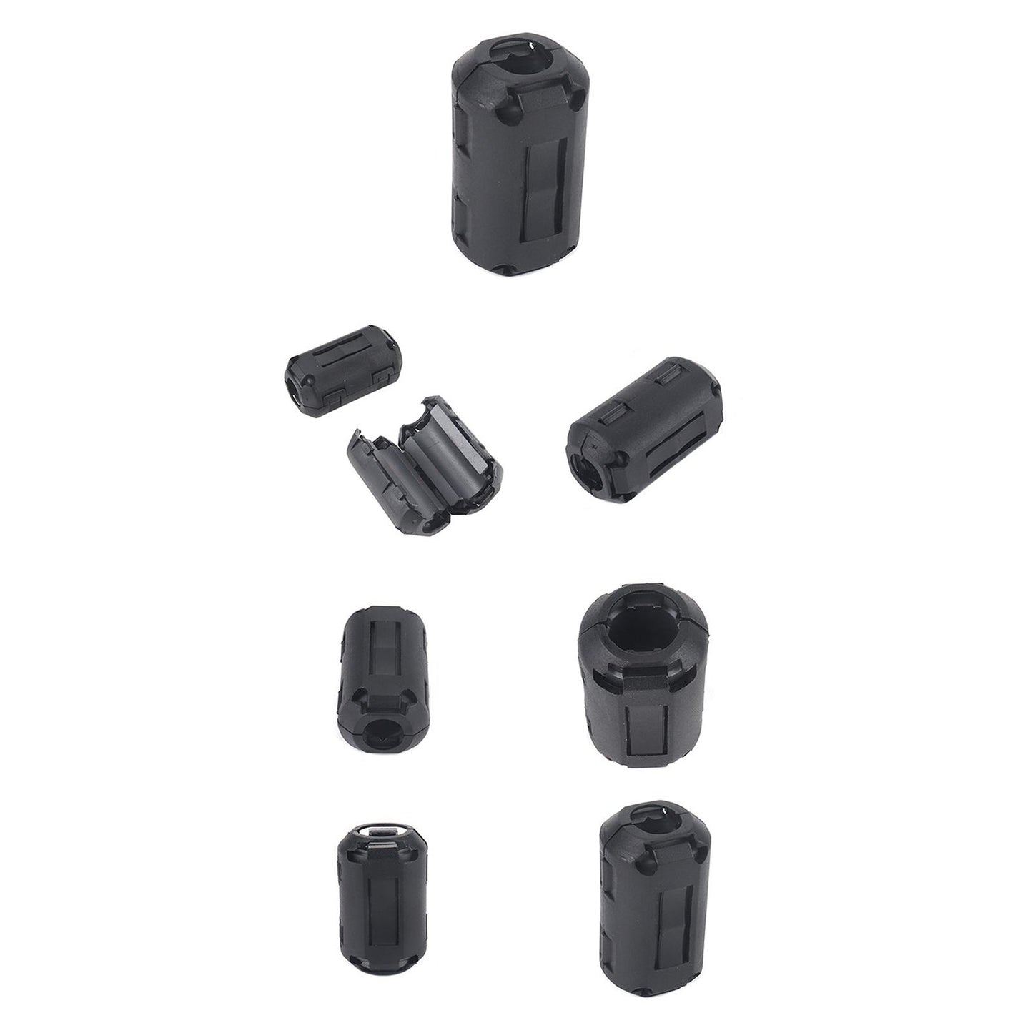 10 Count 5mm ferrite Beads Clip On for Video Cable Power Cord Professional