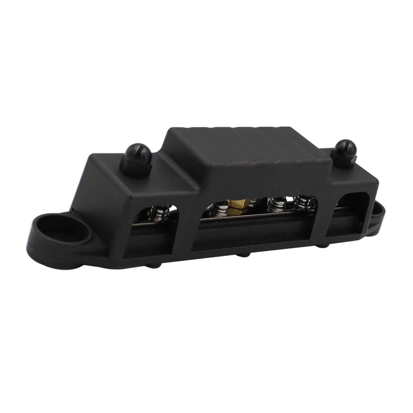 10Terminal Distribution Block with M6 Studs Busbar for Yachts Marine Blach