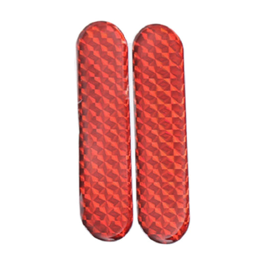 2 Pieces Car Reflective Sticker Auto Reflector Stickers for Pickup Red