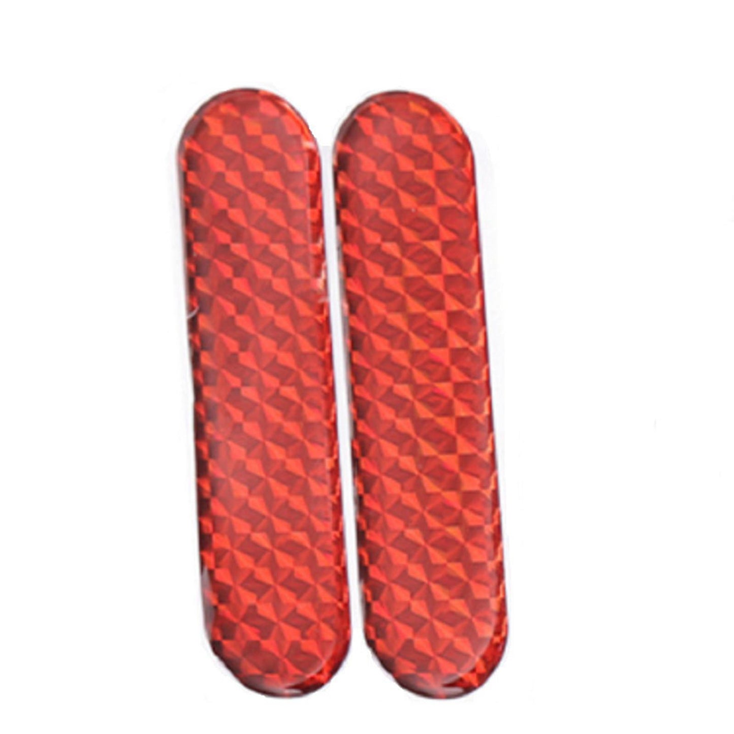 2 Pieces Car Reflective Sticker Auto Reflector Stickers for Pickup Red