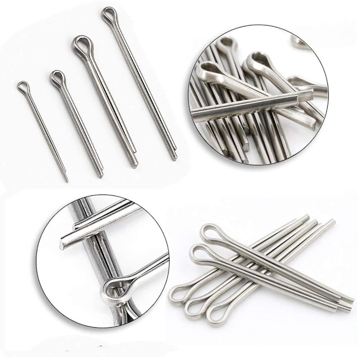 230x Split Pins Cotter Pins Holds Pins or Castle Nuts in Place