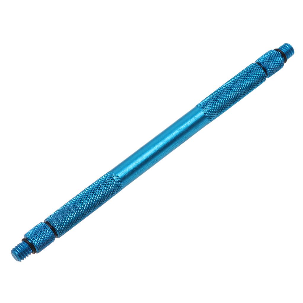 2pcs Aluminum Alloy Carp Fishing Rigging Bait Needle Latch Drill Set Blue