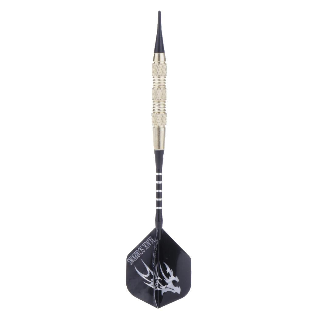 12 Pieces Professional Safety Soft Tip Darts for Electronic Dartboard White
