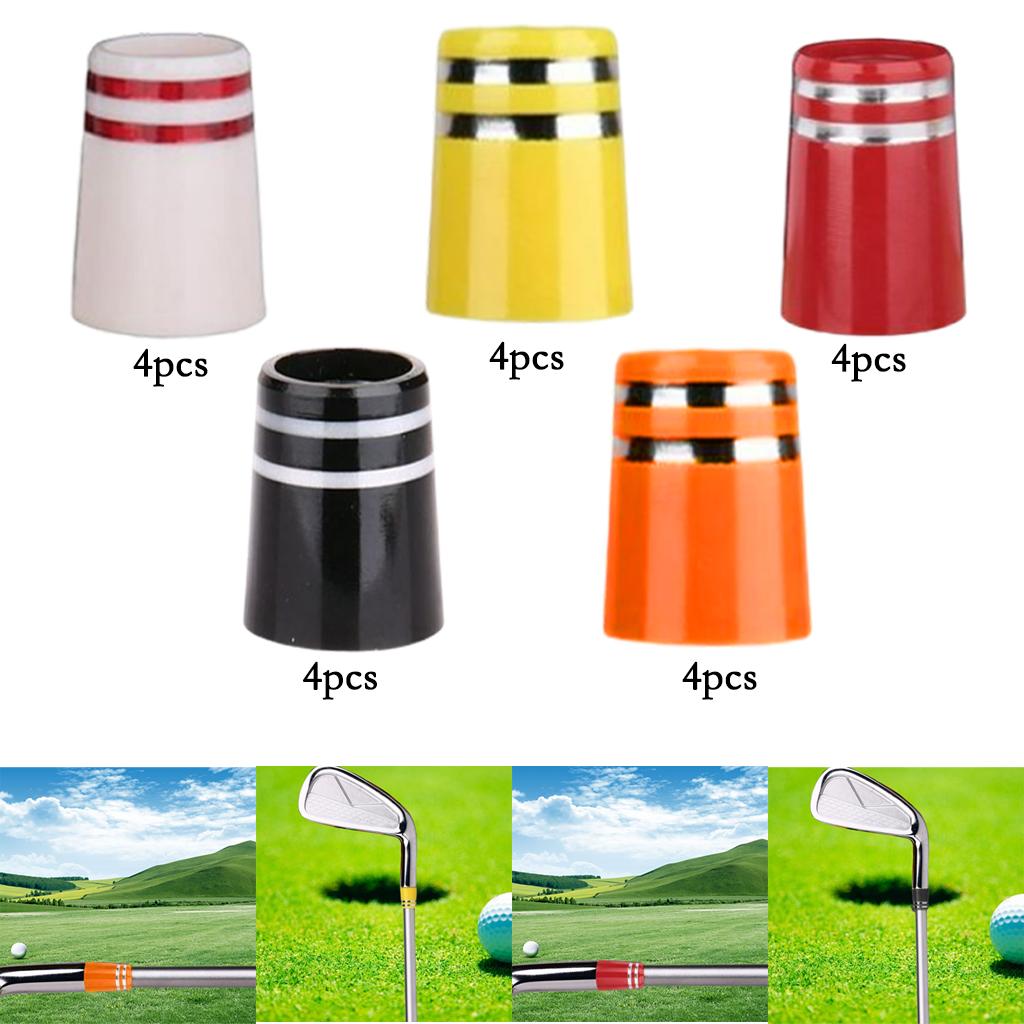 12Pcs Golf Iron Ferrules for Taper Tip Iron Wedge Size .355 End Caps White