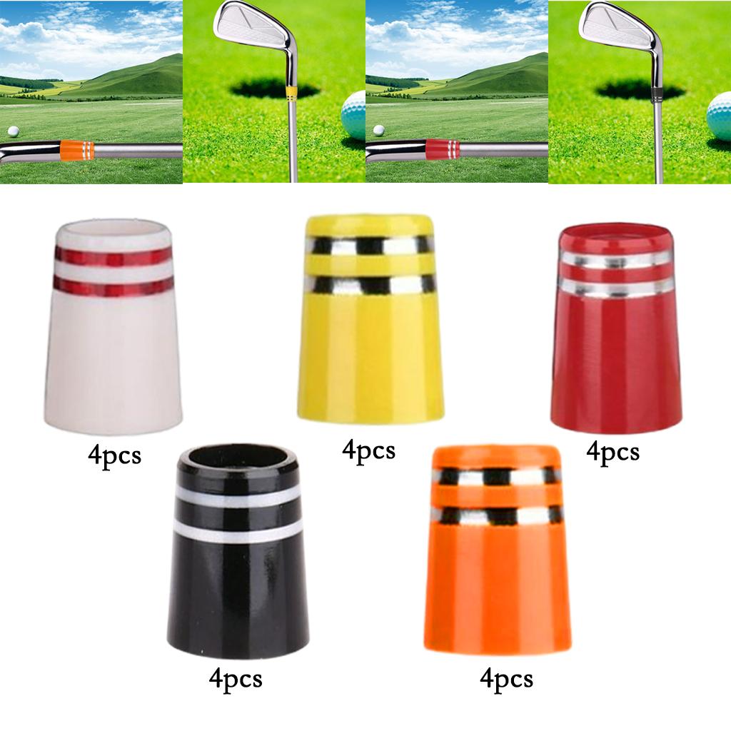 12Pcs Golf Iron Ferrules for Taper Tip Iron Wedge Size .355 End Caps White