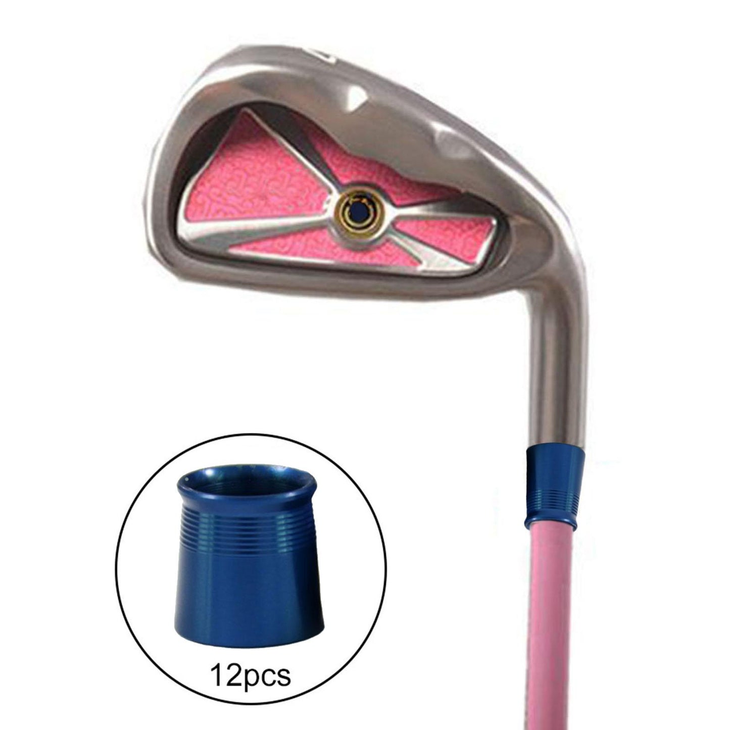 12 Pieces Durable Golf Wood Ferrules Fit .335 for Replacement Golf Equipment
