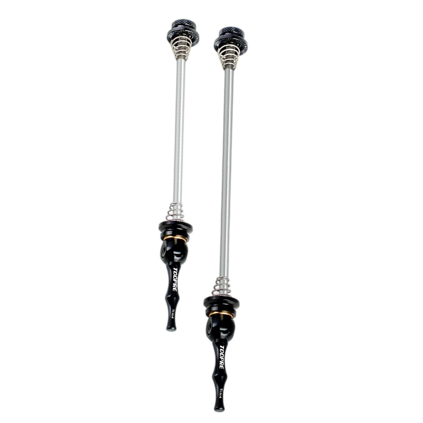 2 Pieces Bike Quick Release Skewers Set 100mm 135mm Mountain Bicycle Black