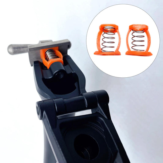 2Pcs Folding Bike Hinge Clamp Spring Cycling Parts Equipment Refit