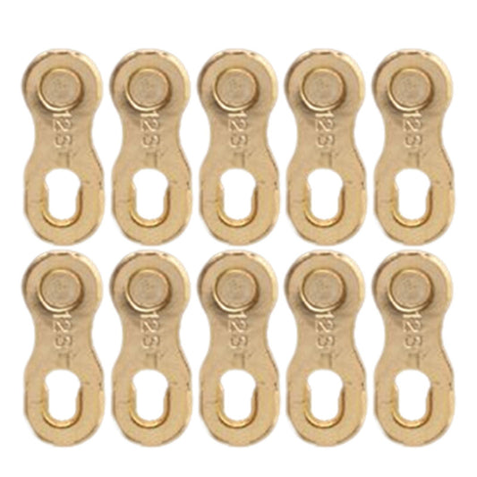 10 Pieces Chain Link Bike Connector Bicycle Chain Quick  12 Speed Gold
