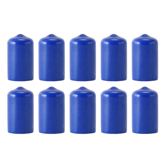 10Pcs Rubber Cue Cover Protector Head Cover Pool Billiard Protective blue 12mm