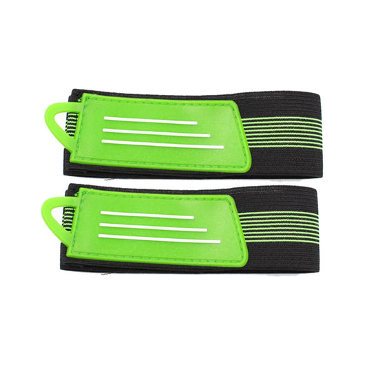 2Pcs Bicycle Ankle Leg Strap Outdoors Remove and Install Easily Bandage Green