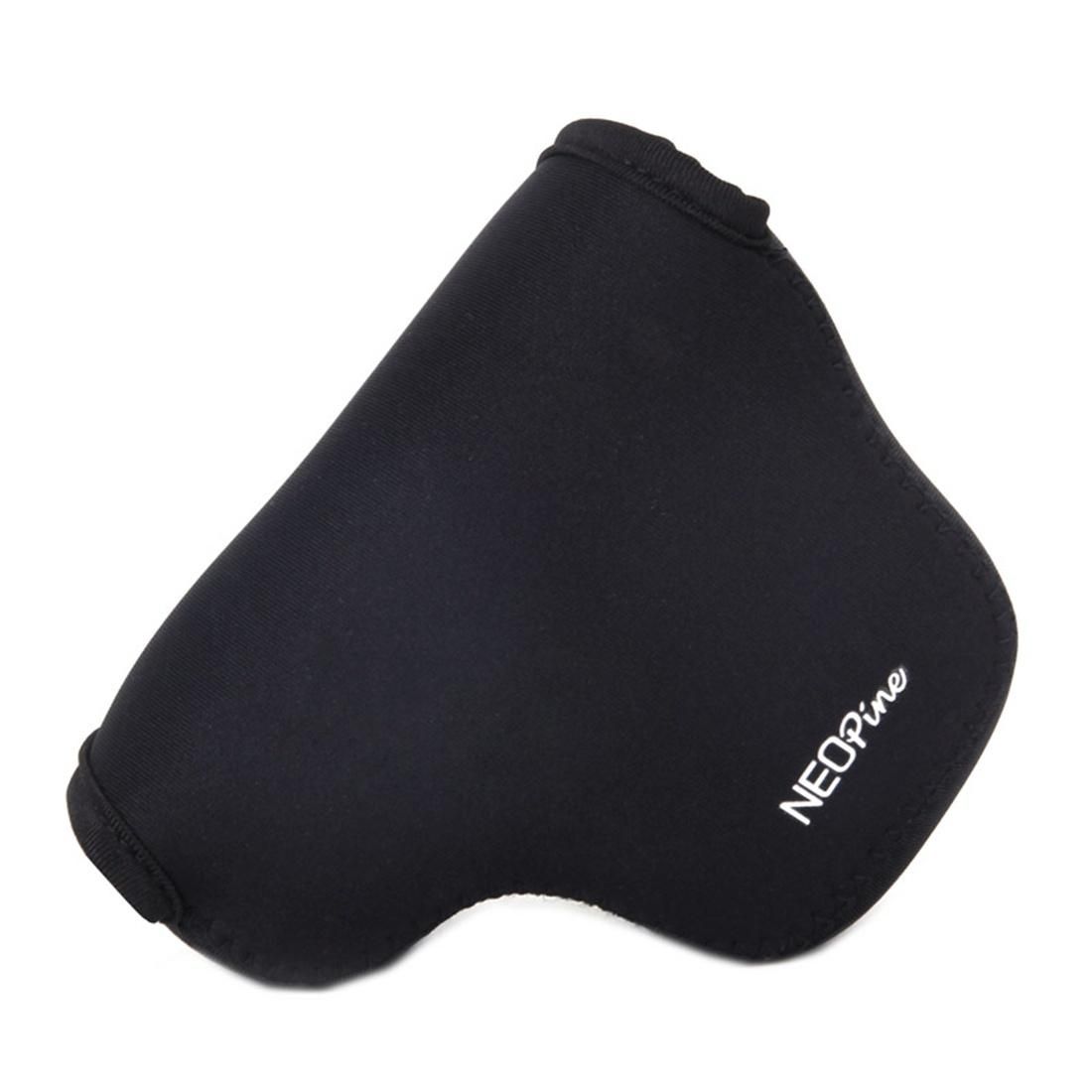 NEOpine Neoprene Soft Triangle Camera Bag + Hand Strap + Cleaning Cloth Set for Samsung NX3000 Camera 20-50mm Lens (Brown)