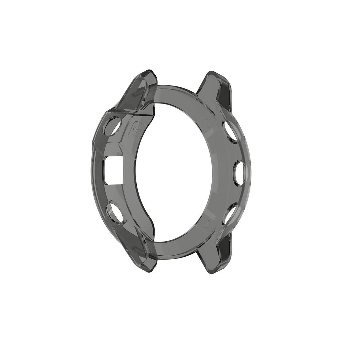 For Garmin Fenix 6 TPU Half Coverage Smart Watch Protevtice Case (Black)
