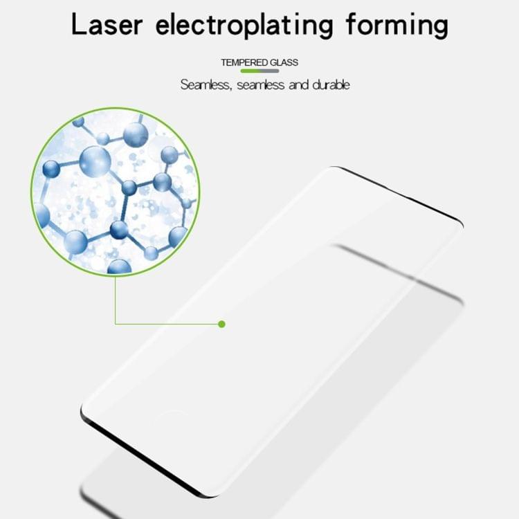 Buy PINWUYO 9H 3D Curved Heat Bending Full Screen Tempered Glass Film for Galaxy S10 Plus (Black)