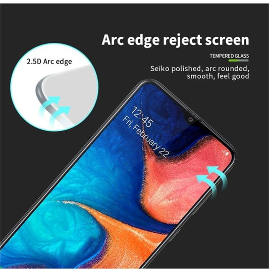 Buy MOFI 9H 2.5D Full Screen Tempered Glass Film for Galaxy A20E (Black)