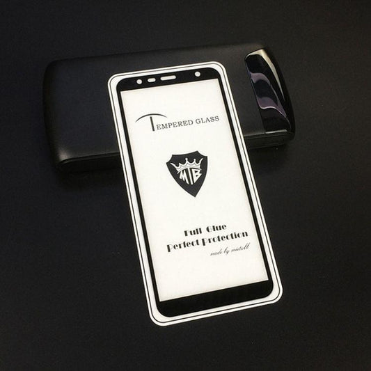 Buy MIETUBL Full Screen Full Glue Anti-fingerprint Tempered Glass Film for Galaxy J4+ (Black)