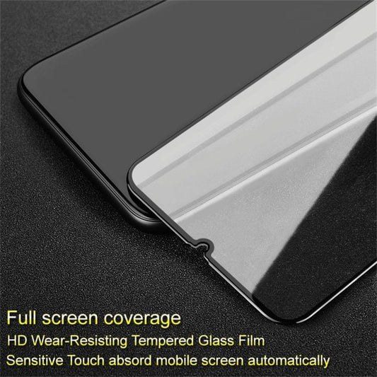 Buy IMAK 9H Full Screen Tempered Glass Film Pro+ Version for Galaxy A40 (Black)