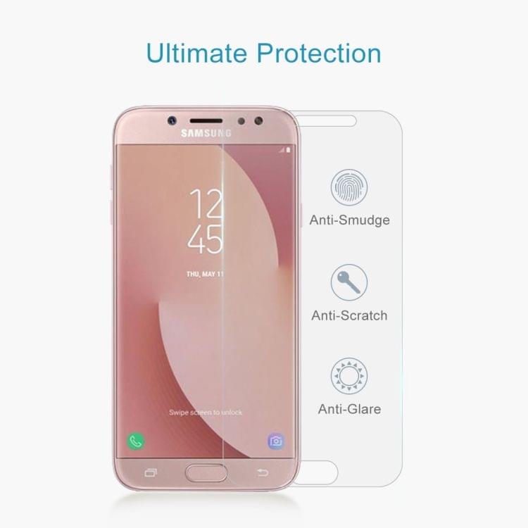 Buy 0.26mm 9H 2.5D Arc Edge Tempered Glass Film for Galaxy J7 Pro / J730