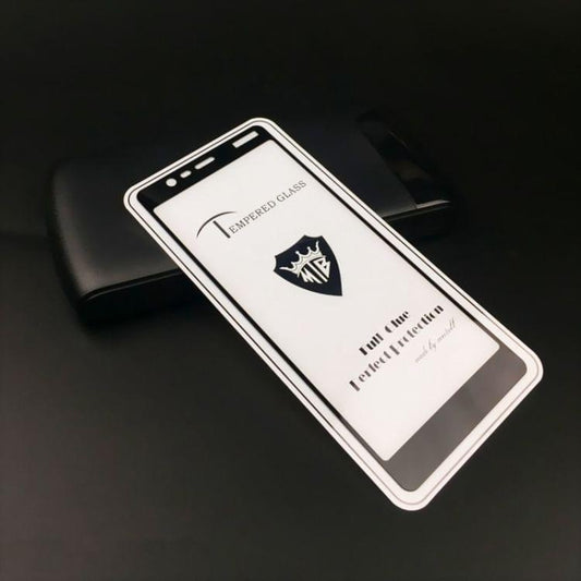 Buy MIETUBL Full Screen Full Glue Anti-fingerprint Tempered Glass Film for Nokia 5.1 (Black)