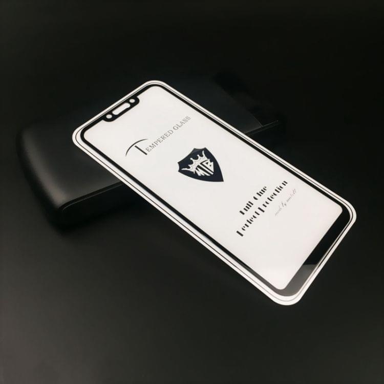 Buy MIETUBL Full Screen Full Glue Anti-fingerprint Tempered Glass Film for Huawei Mate 20 Lite(Black)