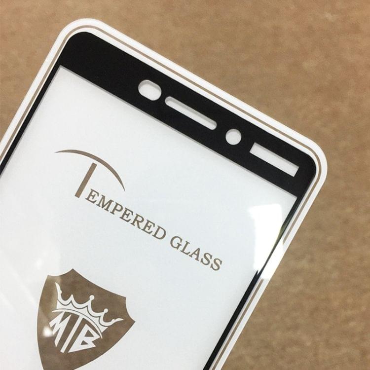 Buy MIETUBL Full Screen Full Glue Anti-fingerprint Tempered Glass Film for Nokia 6.1 (Black)