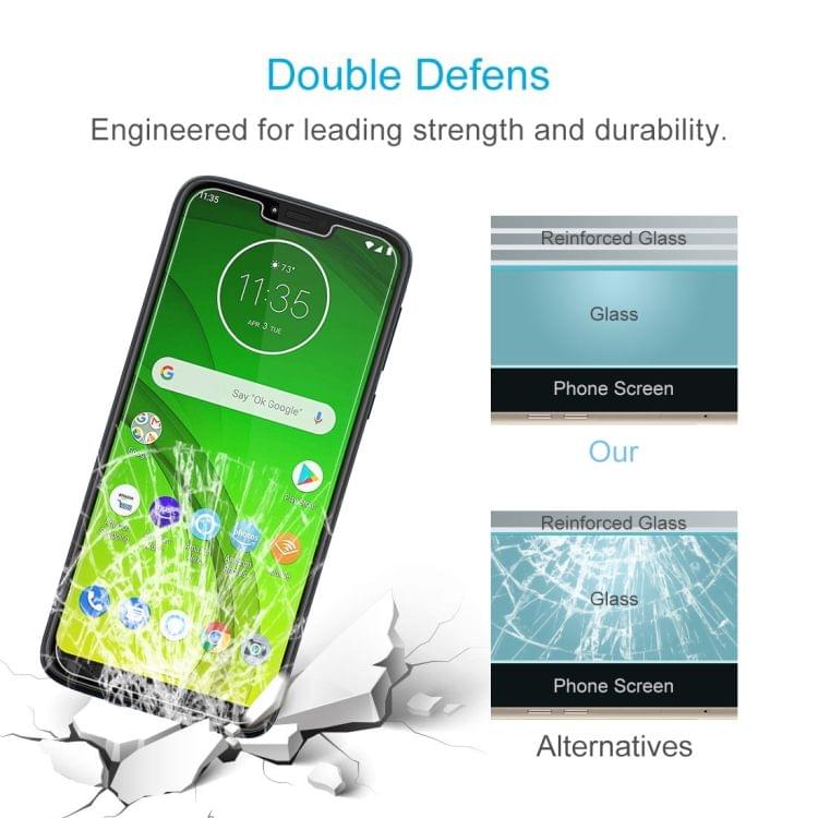 Buy 0.26mm 9H 2.5D Tempered Glass Film for Motorola Moto G7 Power