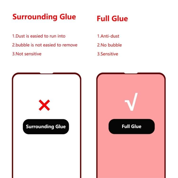 Buy ENKAY Hat-prince Full Glue 0.26mm 9H 2.5D Tempered Glass Film for Galaxy S10 E (Black)