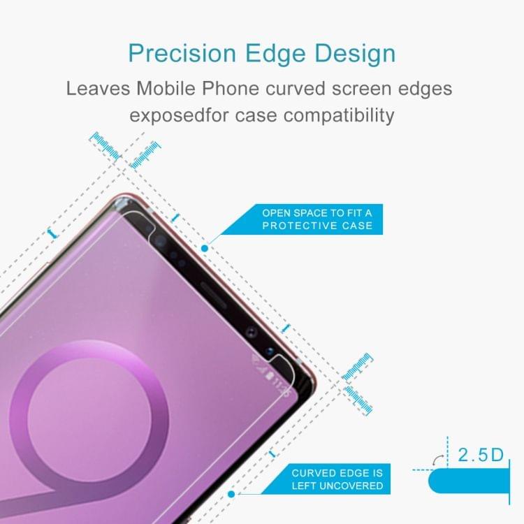 Buy 9H 2.5D Non-full Curved Tempered Glass Film for Galaxy Note 9