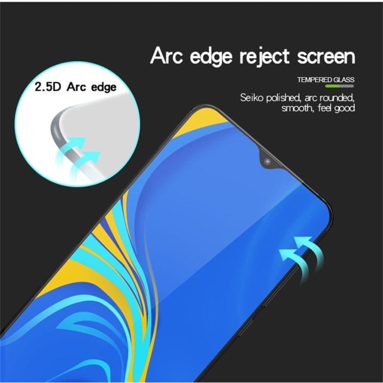 Buy MOFI 9H 2.5D Full Screen Tempered Glass Film for Galaxy A40 (Black)
