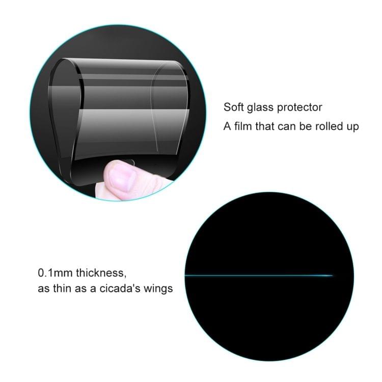 Buy 2 PCS ENKAY Hat-Prince 0.1mm Full Screen Cover Flexible Glass Tempered Protective Film for Galaxy M30 / Galaxy A30 / A50